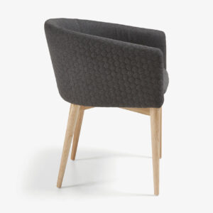 Dark and natural Harlan armchair