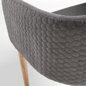 Dark and natural Harlan armchair