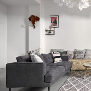 Dark grey 3-seater Tanya sofa