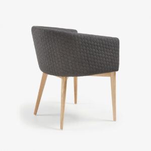 Dark and natural Harlan armchair
