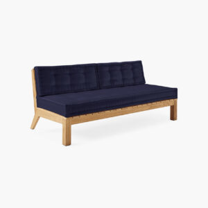 Cliffside Teak Armless Sofa